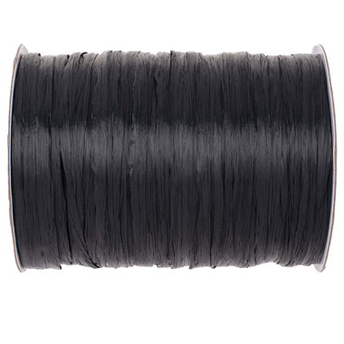 GLOREX Edelbast matt 100m 69400616 schwarz