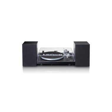 Lenco LS-500 Holz schwarz mit Bluetooth-Empfang