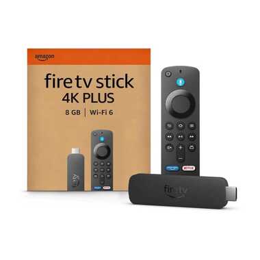 Amazon Fire TV Stick 4K Plus 2025 8 GB Quad-Core Wi-Fi 6 Schwarz