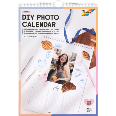 DIY Fotokalender "White" - DIN A4