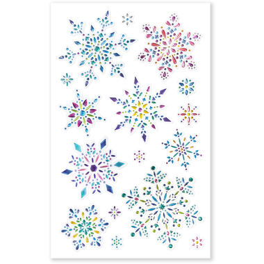 Crystal-Sticker - Eiskristalle